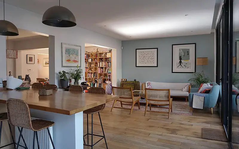 Remodelación integral de casa en Santiago
